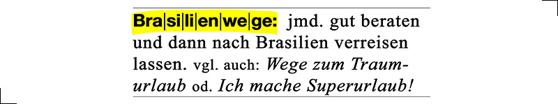Services von Brasilien-Wege