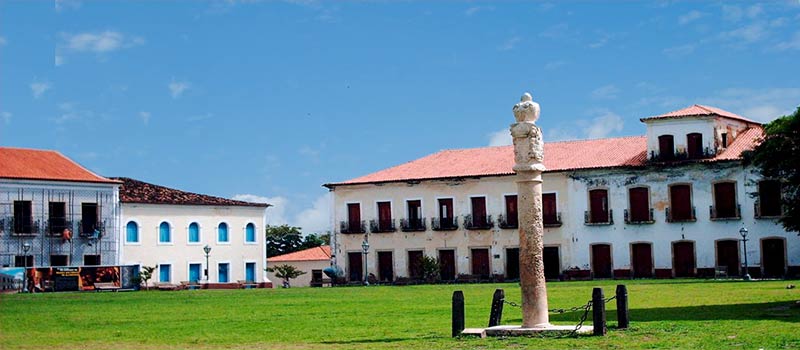 Alcântaras mit barocken Bauten im Kolonialstil.