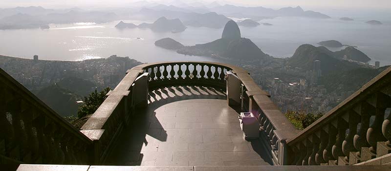 Blick auf die Bucht von Rio vom Corcovado
