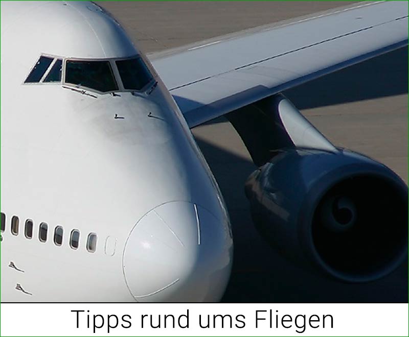 Tipps zu Flugreisen